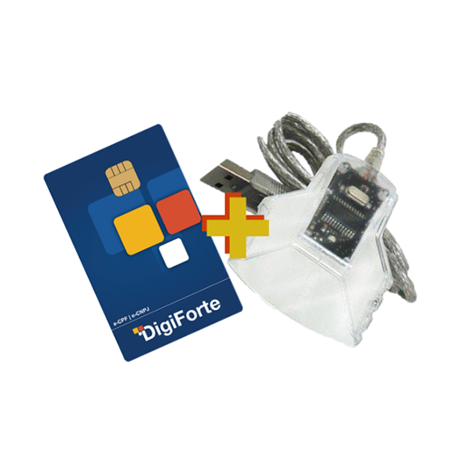 e-CPF A3 de 3 anos em cartão + leitora