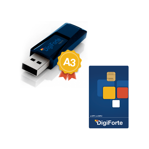 e-CNPJ A3 de 3 anos (requer cartão ou token)